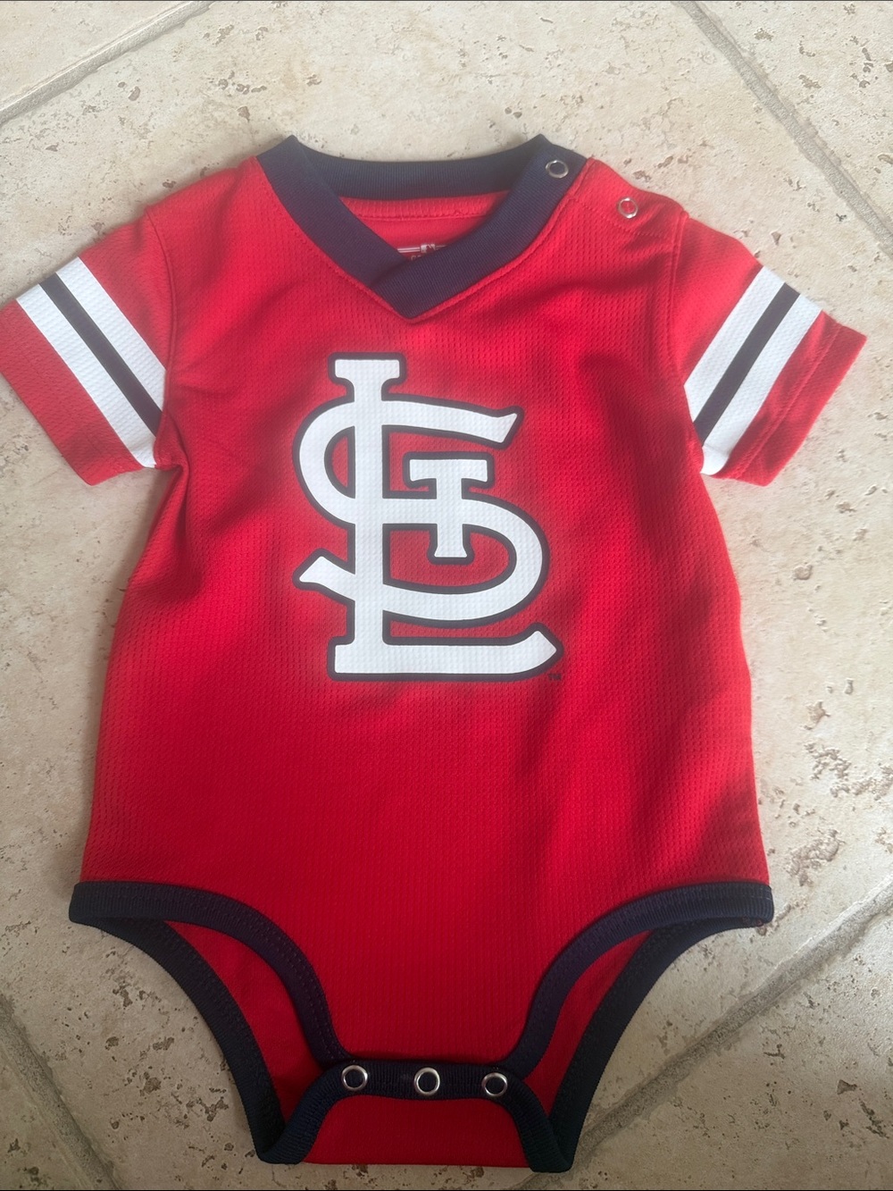 St. Louis Cardinals Red Baby One-Piece Bodysuit